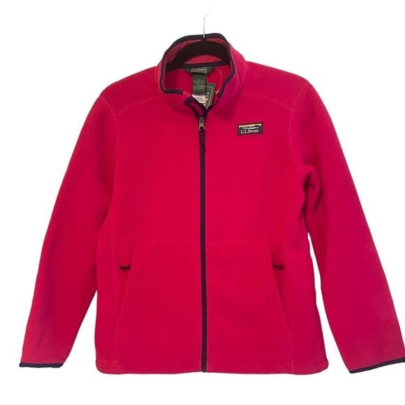 L.L. Bean Mountain Classic Fleece Full Zip Jacket Large NWT‎ - Picture 1 of 9